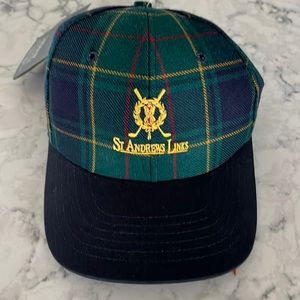 NWT St Andrews Links Tartan Golf Hat